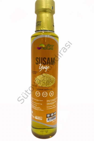 Susam yağı koruyucu yok soğuk sıkım