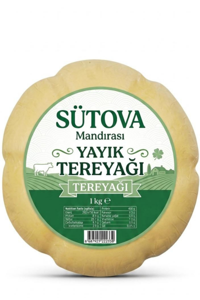 Doğal yayık tereyağı